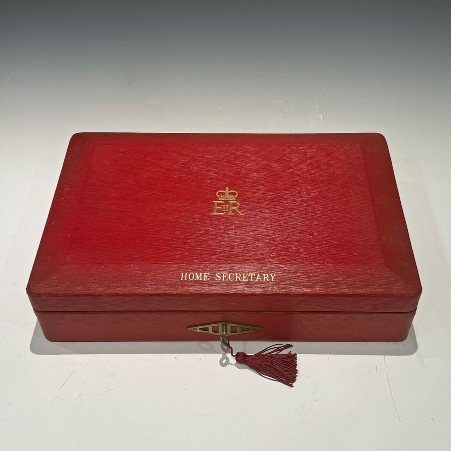 A Ministerial Despatch box - a great political collectible antique